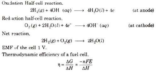 Hydrogen-Oxygen Fuel Cell