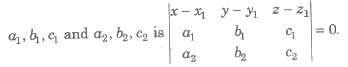 Equation of Planes with Given Conditions