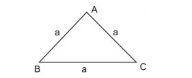 Equilateral triangle with side ’a’