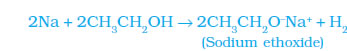 Reaction with sodium