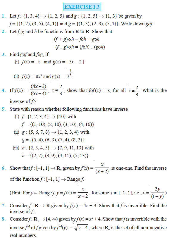 Inverse Trigonometric Functions Class Ncert Solutions