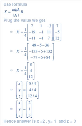 Question 14 X Y 2z 7 3x 4y 5z 5 And 2x Y 3z