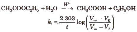 Integrated Rate Equation for Zero Order Reactions