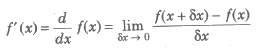 Differentiation of a Function