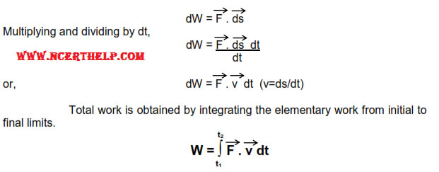 Force varying with time