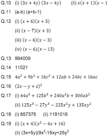 CBSE Class 9 Maths Formulas - GeeksforGeeks